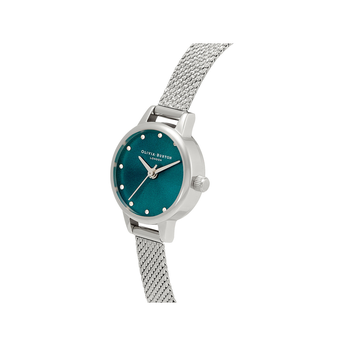 Montre OLIVIA BURTON classics femme analogique, bracelet acier argent