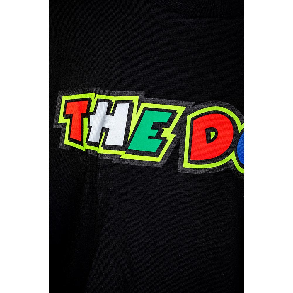 VR46 - T-shirt enfant The Doc Noir / Jaune fluo
