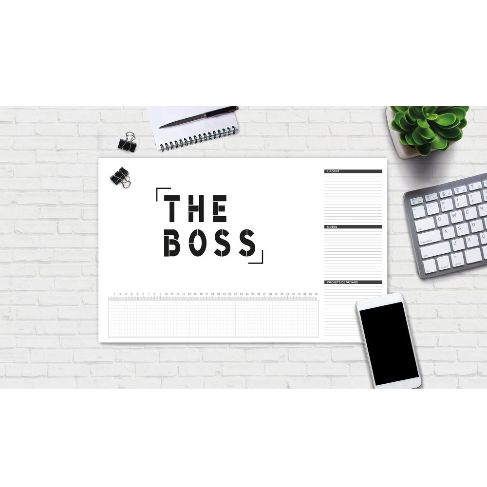 SOUS MAIN PAPIER THE BOSS