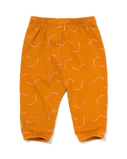 legging côtelé pour bébé marron