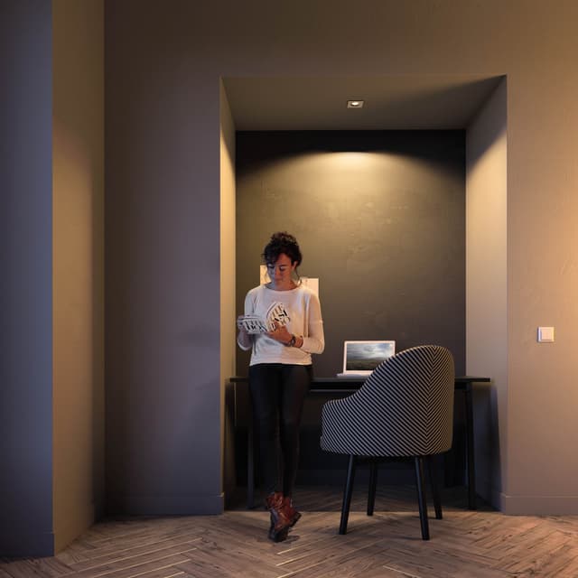 Philips Hue Milliskin forsænket spotlys (hvid)