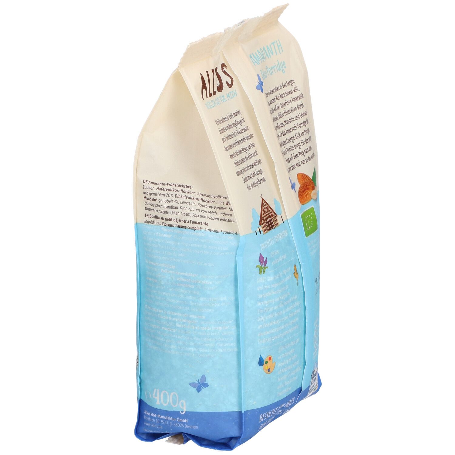 Allos Bio Amaranth FRÜHSTÜCKSBREI, Basis
