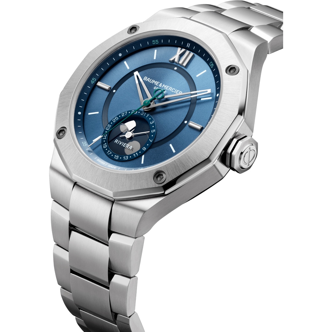 Baume et Mercier Riviera 10682 Baumatic Mondphase Ø 43mm
