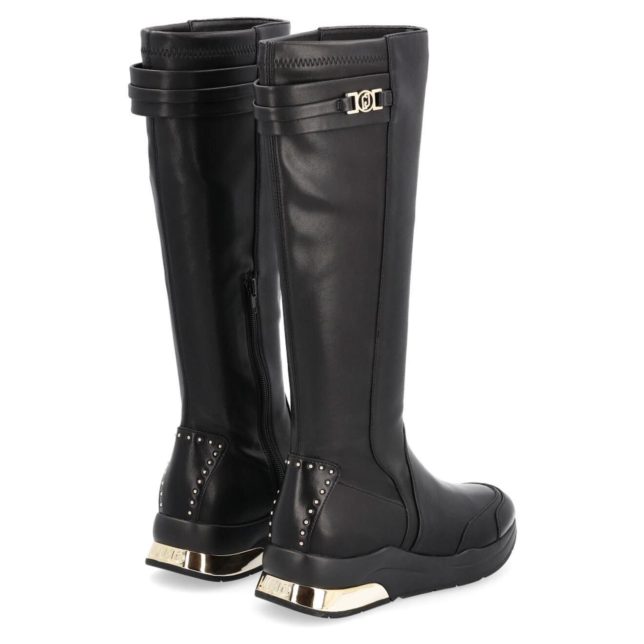 Liu-Jo Bottes Karlie en Cuir noires
