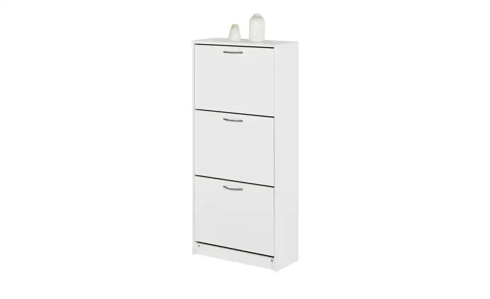 Schuhschrank  Valletta Weiß 18 Paar Schuhe