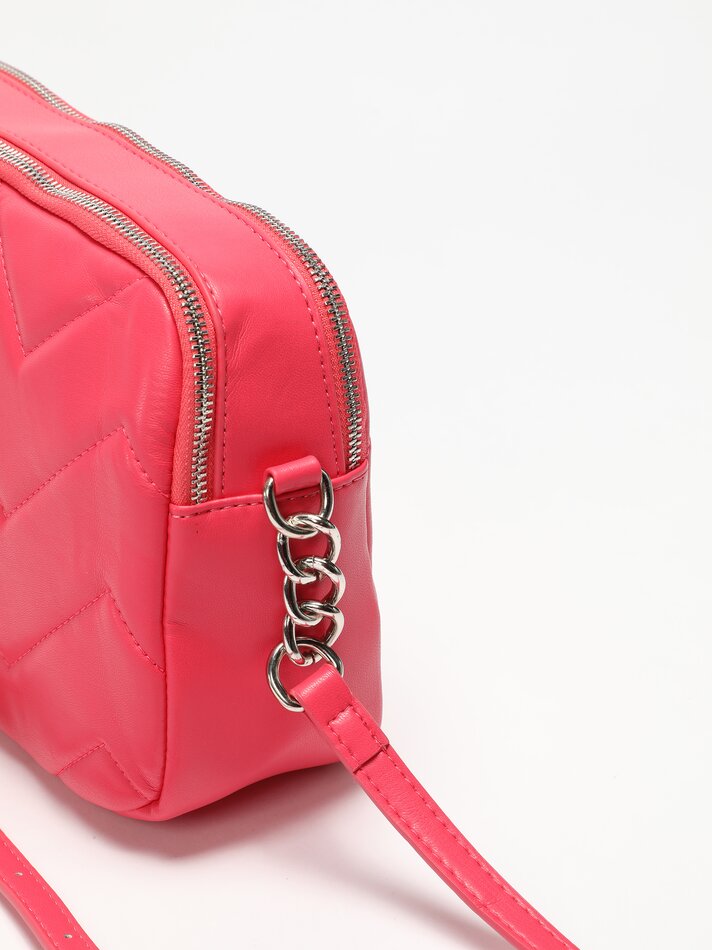 Bolsa acolchoada - Fúcsia