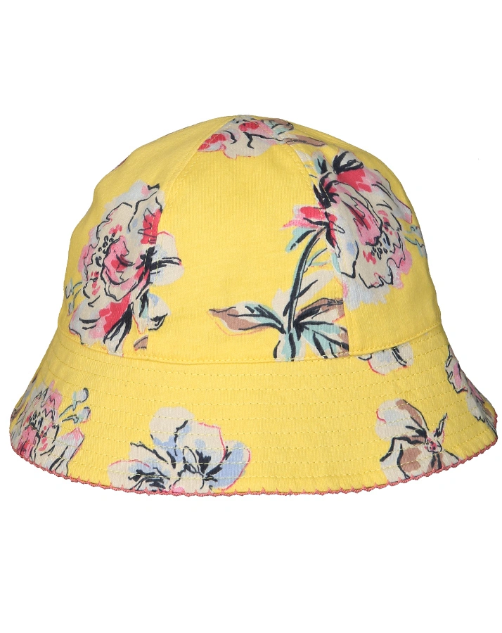 Wende-Sommerhut FUNSEEKER FLORAL SUMMER in gelb