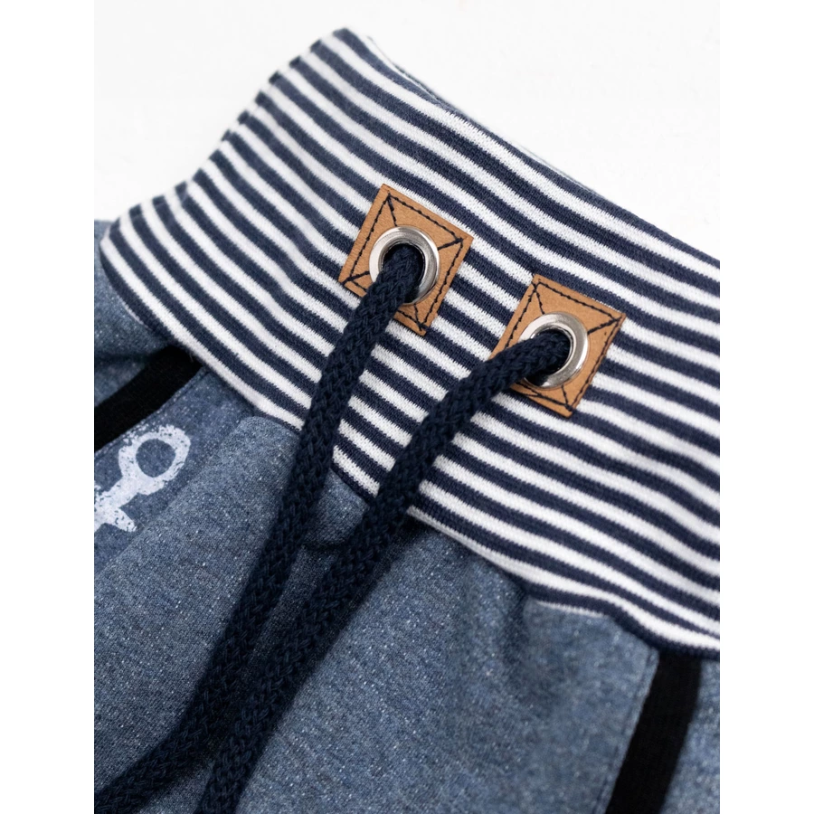 Land Juwelen Hose Handmade blau weiß schwarz