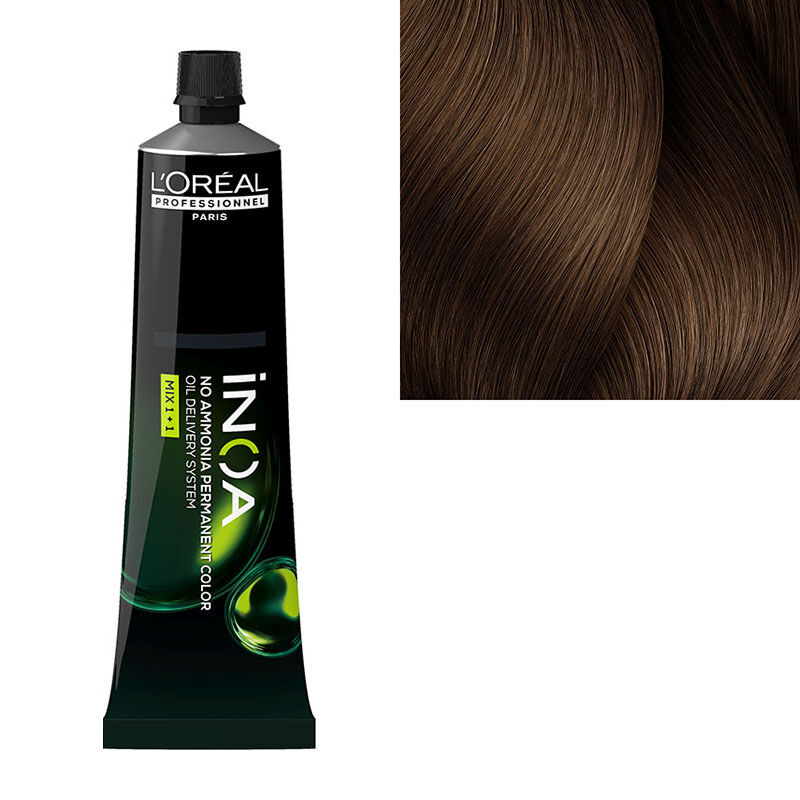 Coloration sans ammoniaque Inoa 7.23 blond irisé doré