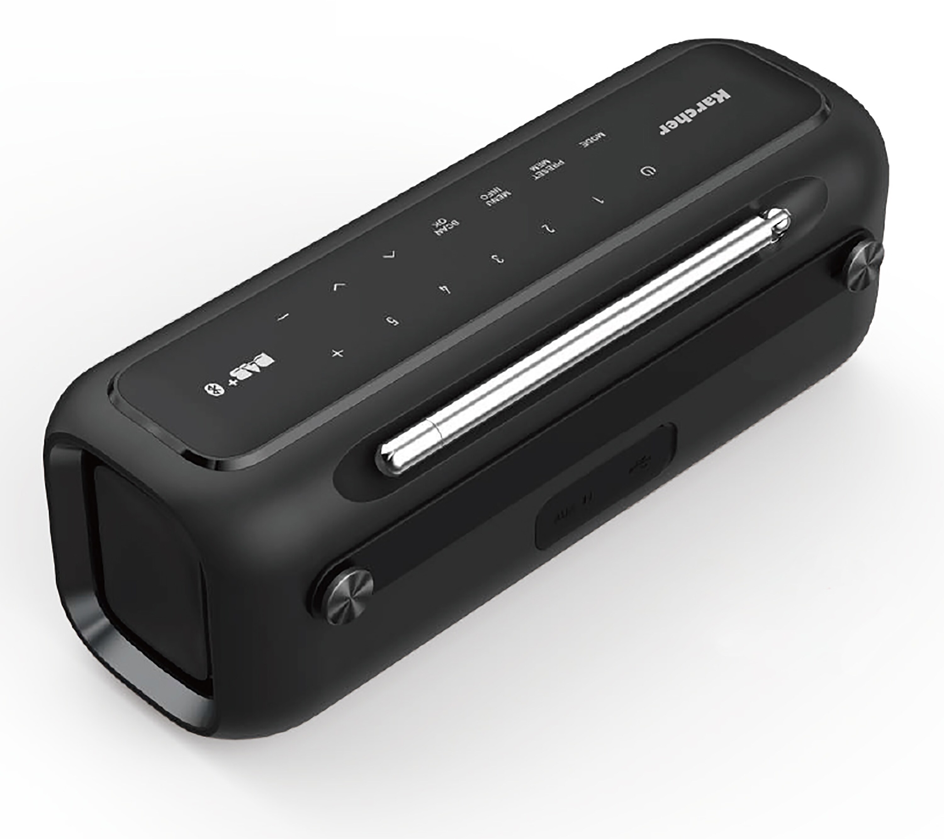 Karcher DAB Go tragbarer Bluetooth Lautsprecher & Digitalradio DAB+, UKW Radio mit 2,4