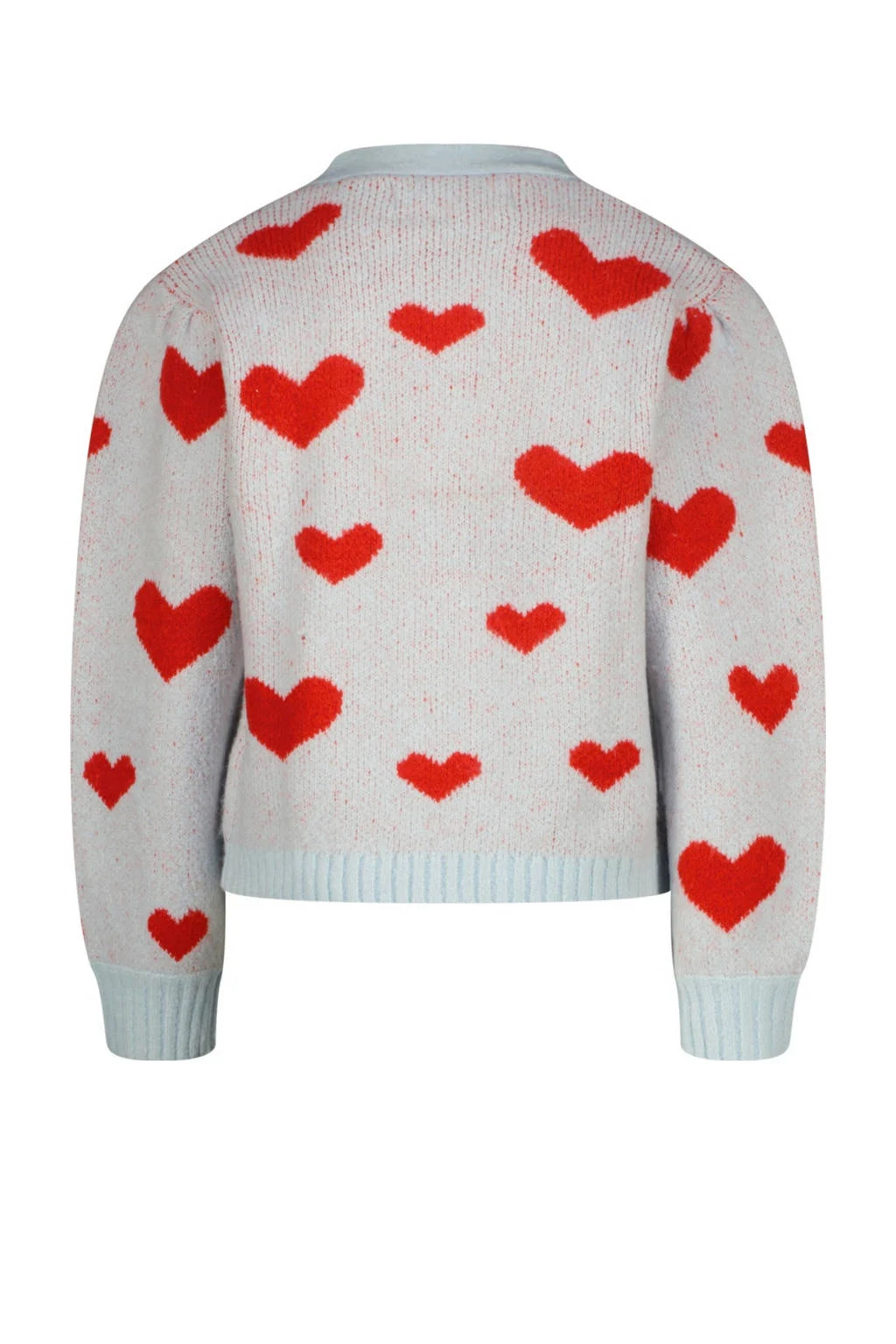 Vingino gebreid vest grijs