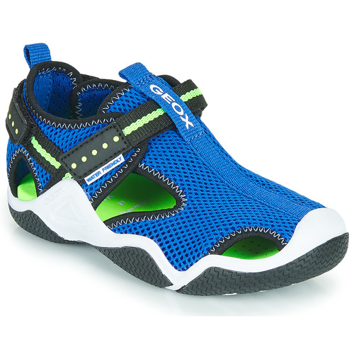 Geox - JR WADER - Bleu  / Vert