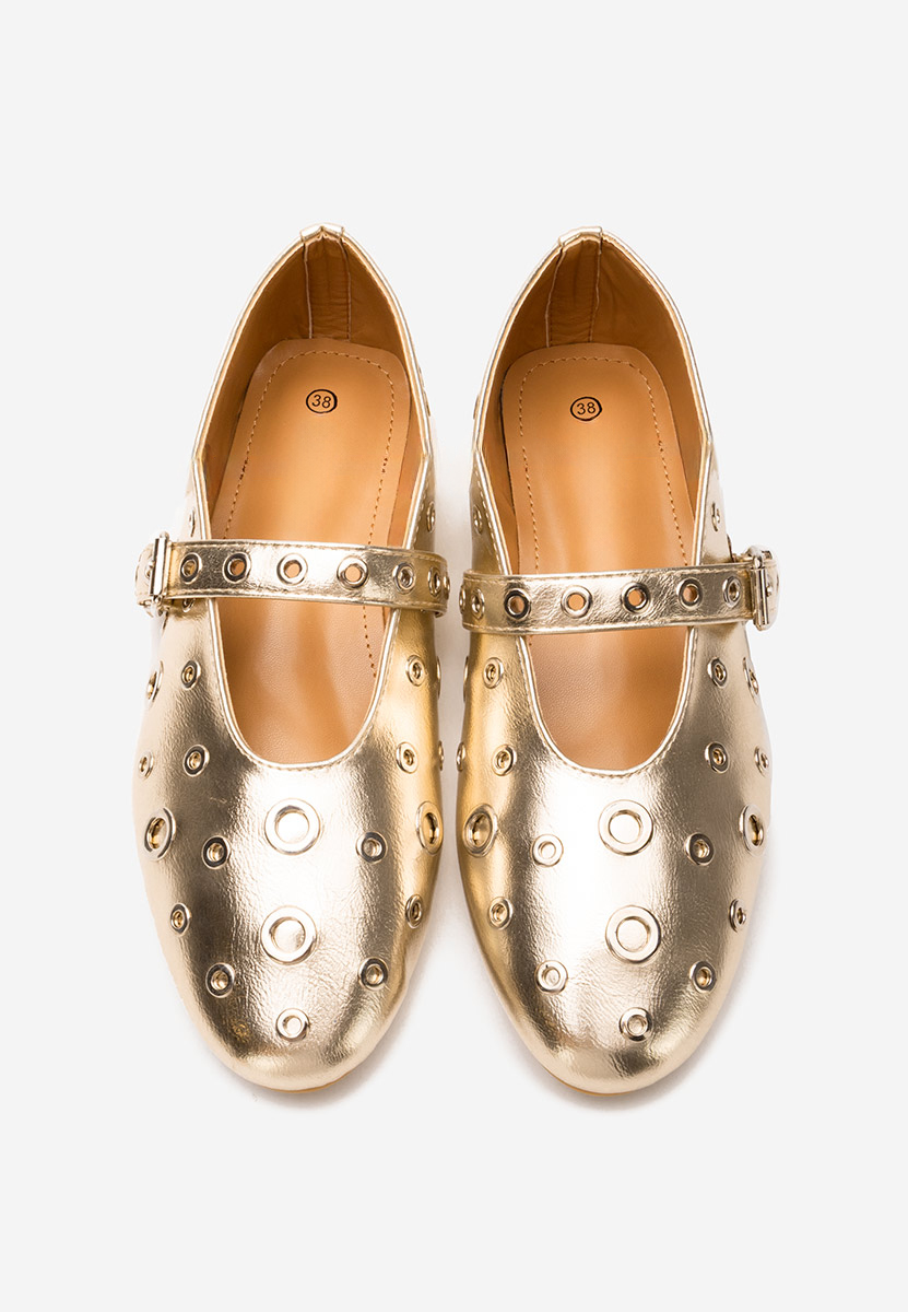 Ballerines femme dorées Frista