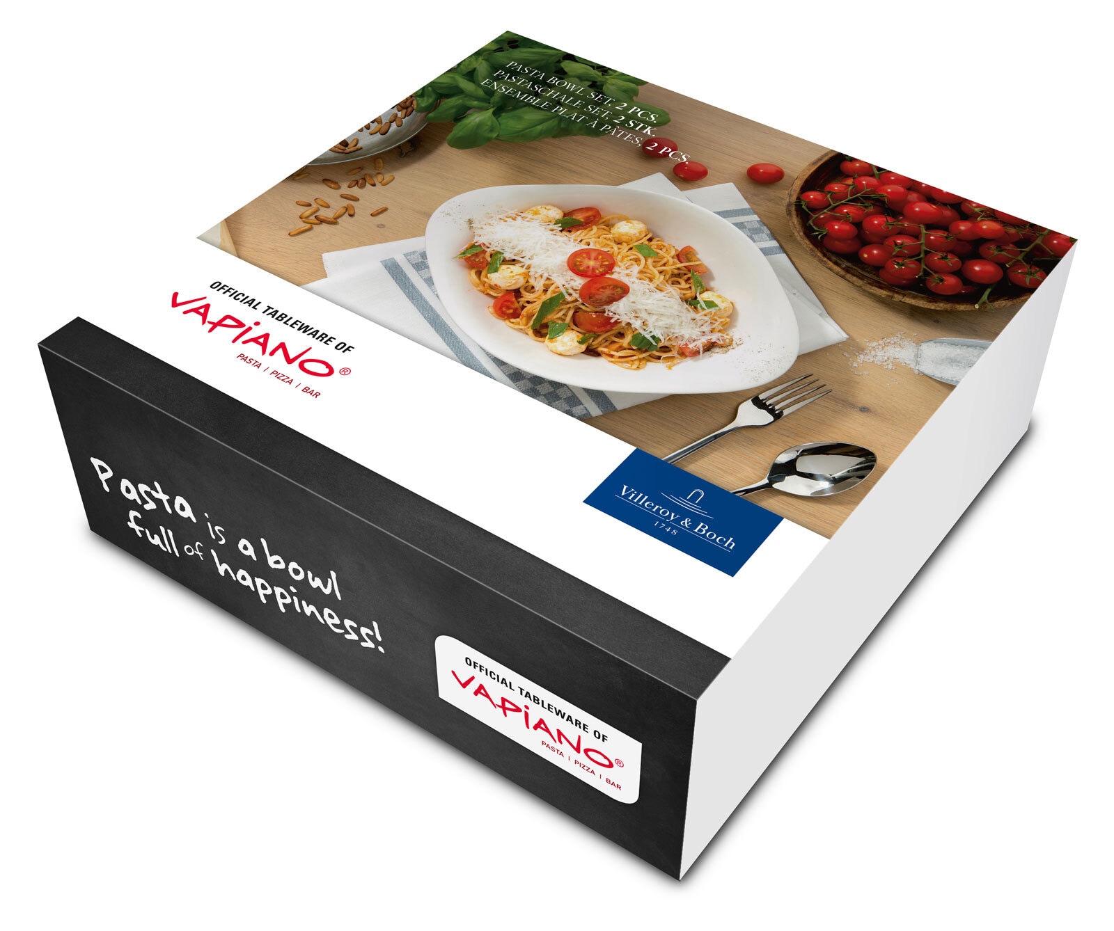 Villeroy & Boch Pastaschale VAPIANO 2er Set weiß