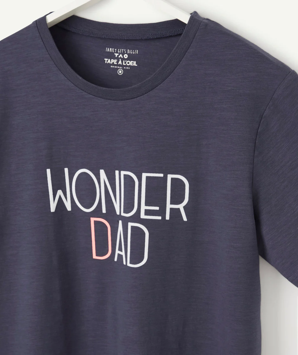 LE T-SHIRT HOMME WONDER DAD EN COTON BIOLOGIQUE
