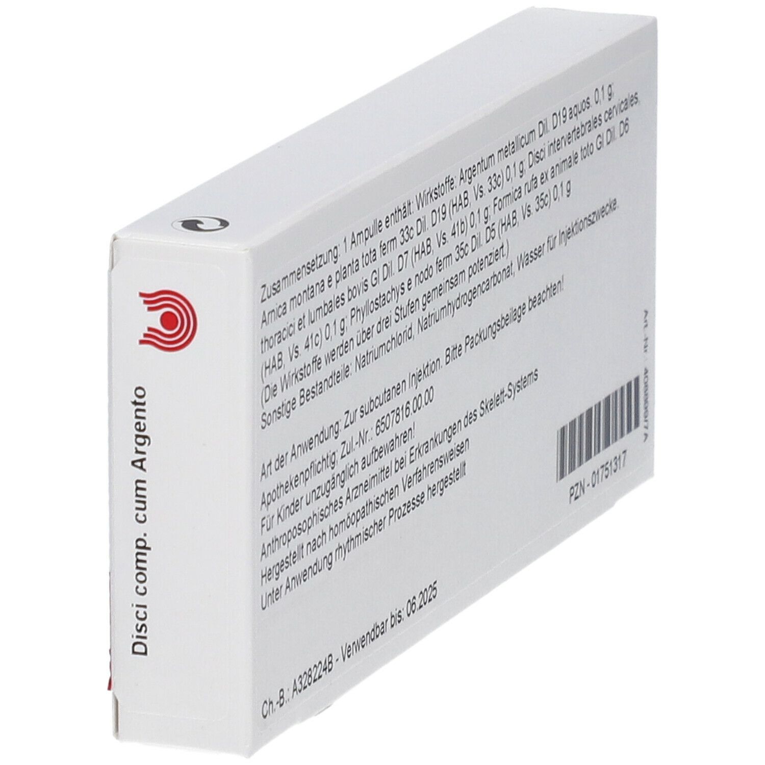 WALA® Disci Comp. c. Argento Amp.