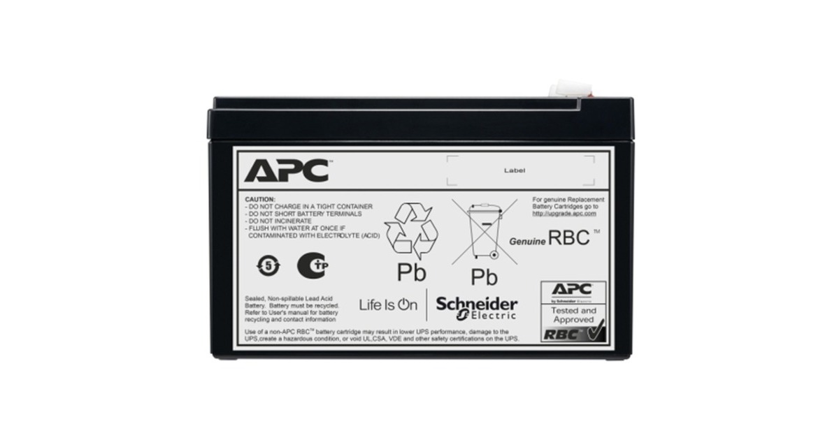 APCBatterij Vervangings Cartridge APCRBCV210  (Zwart)
