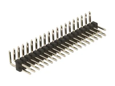 Delock Stiftleiste 20 Pin, Rastermaß 2,54 mm, 2-reihig, gewinkelt, 5 Stück