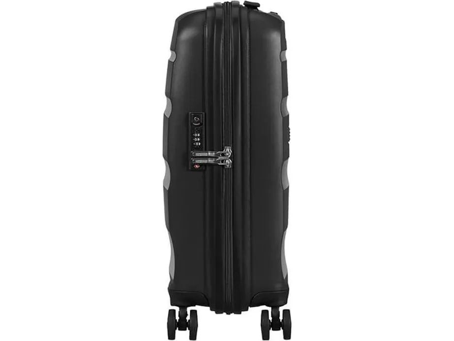 American Tourister BON AIR DLX, Trolley, Hård skal, Sort, Polypropylen (PP), 4 hjul, TSA-kombinationslås