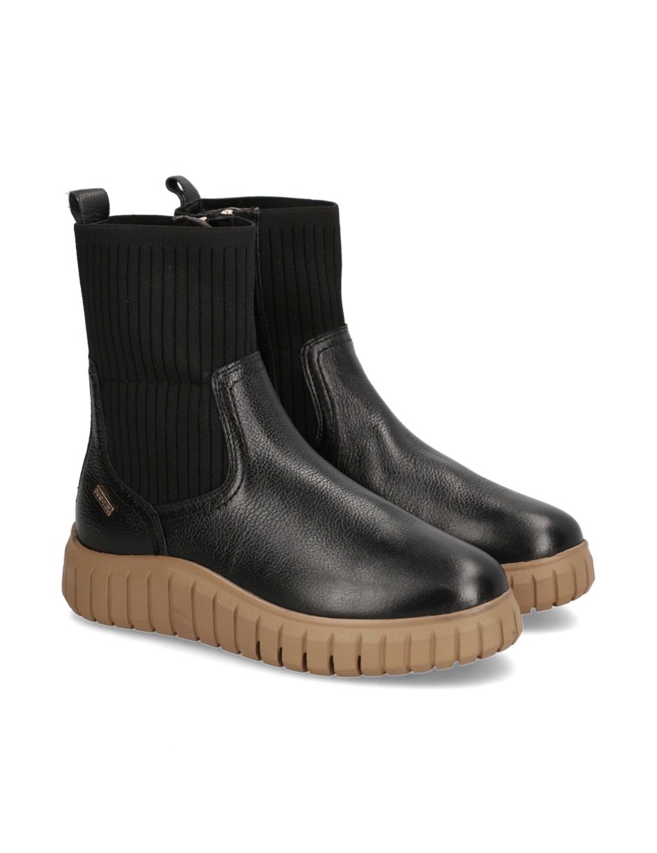 Lederkombination Chelsea Boot
