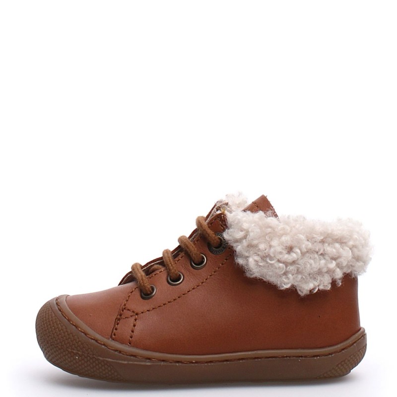 Naturino Naturino Cocoon Supersouple Coco Two Fourré Cognac