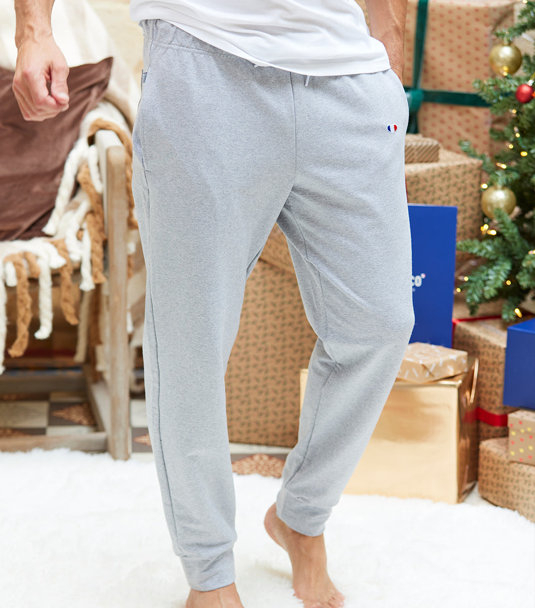 Jogging Homme Gris Chiné - Iconique