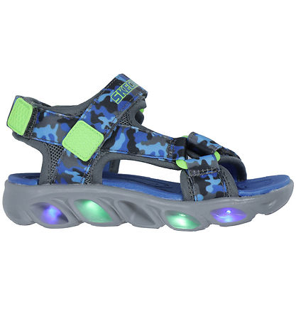 Skechers Sandaler m. Lys - Hypno-Splash - Blåe Lime