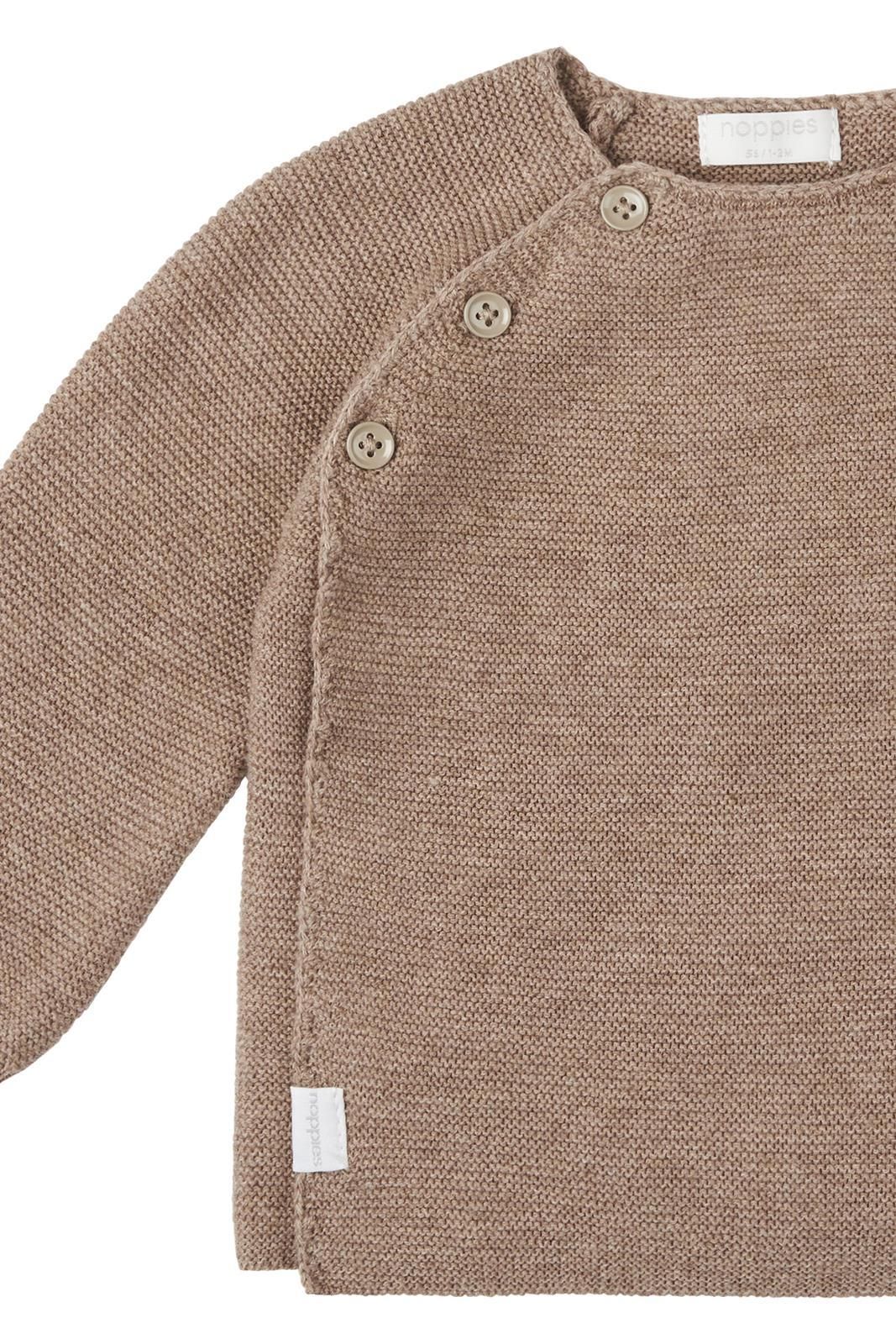Noppies Newborn Vest Pino - Taupe Melange