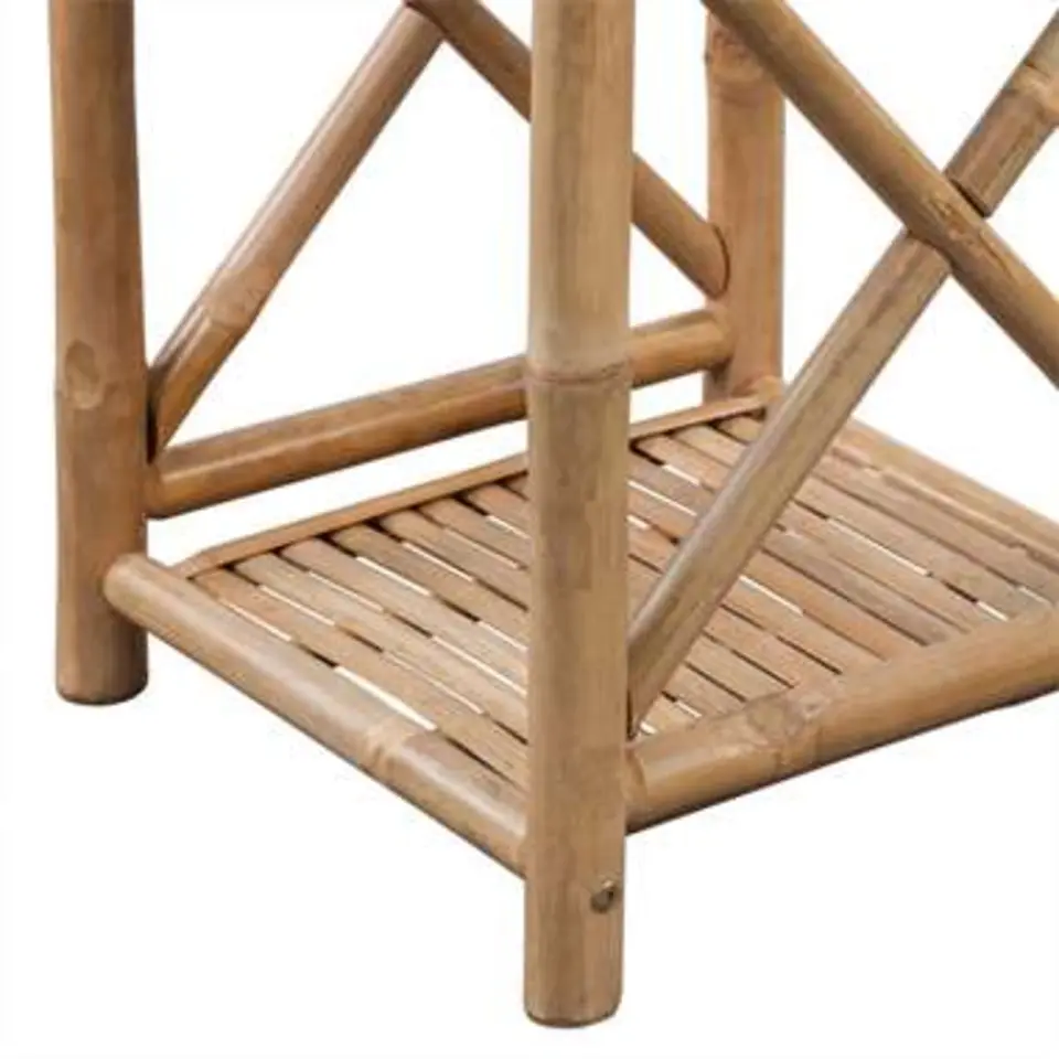 vidaXL - Staande Plank - Bruin - Bamboe
