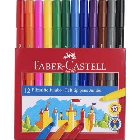 Faber-Castell Filzstifte Jumbo 12er