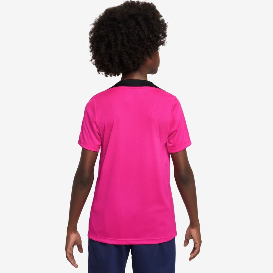 Chelsea T-shirt d'Entraînement Dri-FIT Strike 3ème - Rose/Noir Enfant