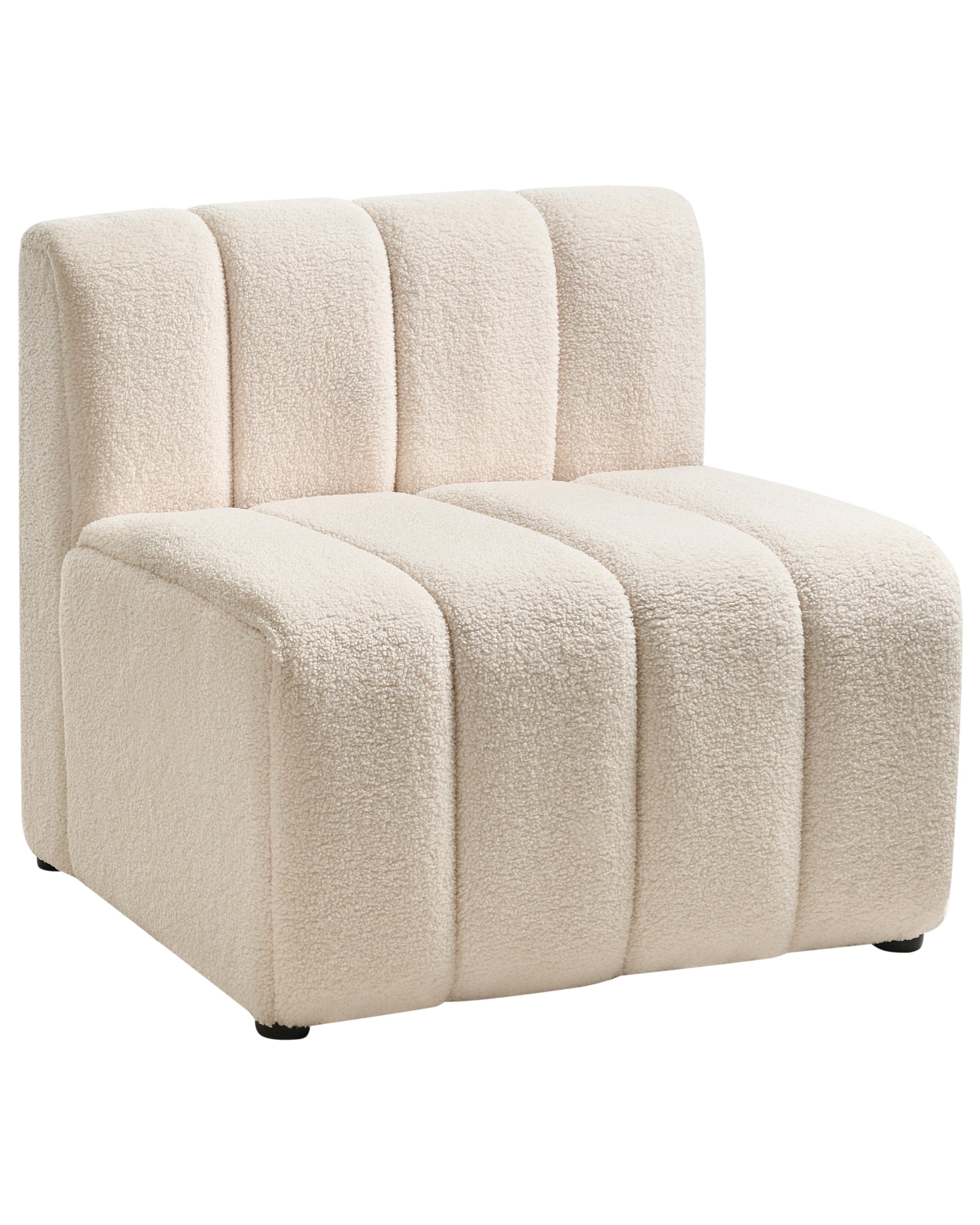 Fauteuil KAGE Bouclé Lichtbeige