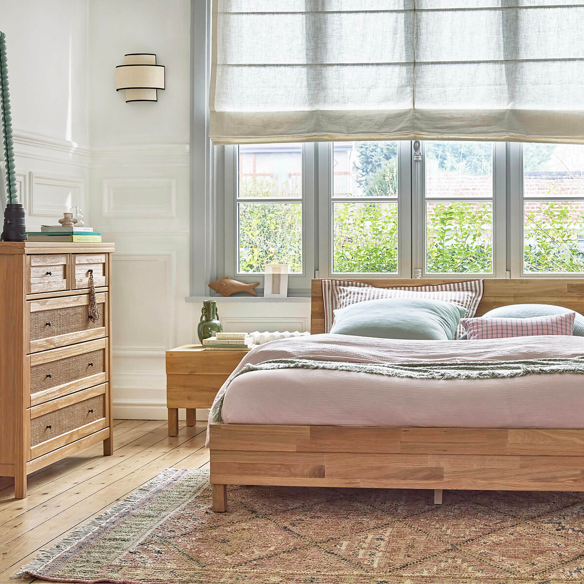 LA REDOUTE INTERIEURS<br>Cama em carvalho maciço Ariles