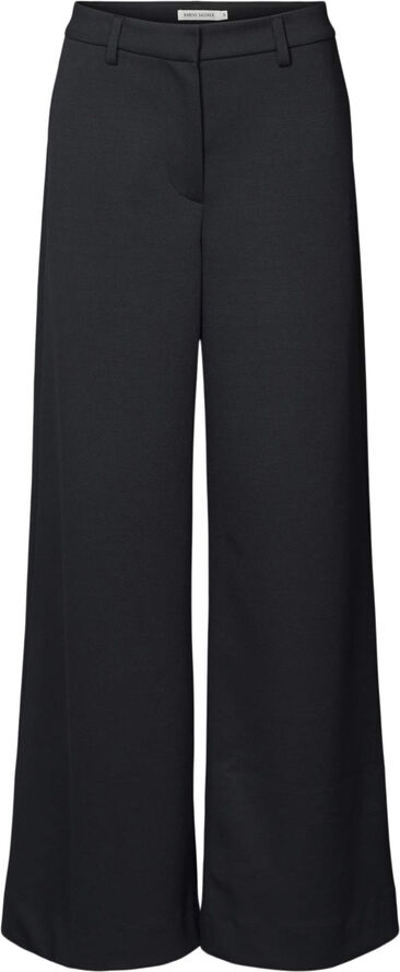 Rabens Saloner Tailored wide leg pants - Zoe Black navy combo