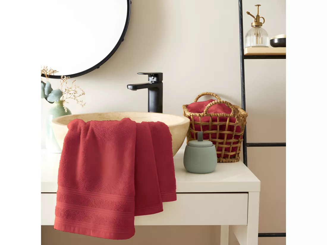 Serviette de toilette éponge 
