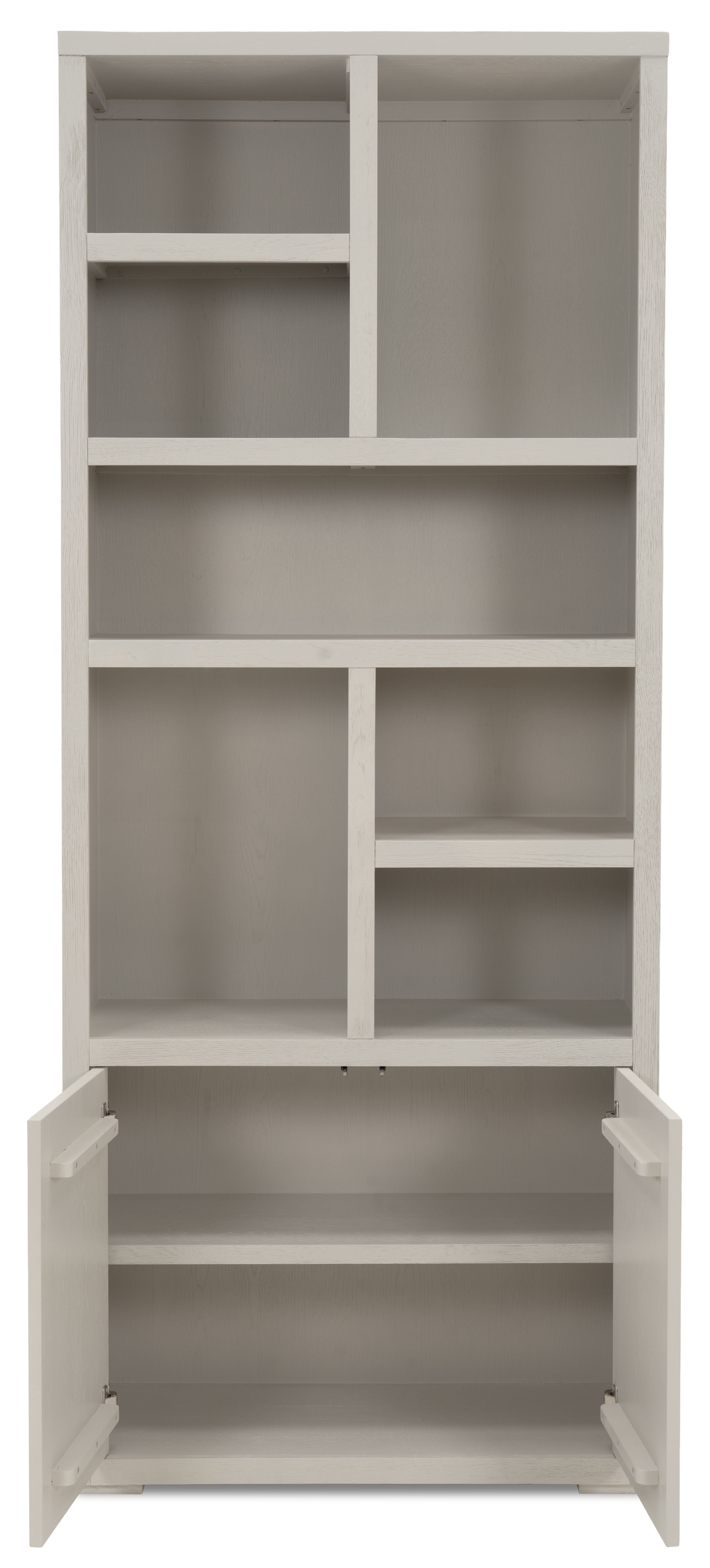 Vakkenkast greige Velori B90 x D40 x H220 cm