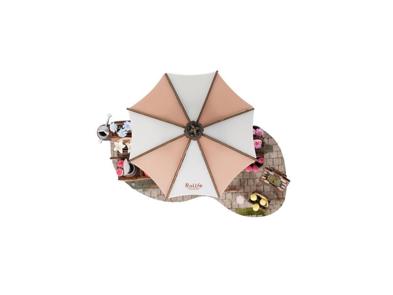 RoboTime Bausatz Blossom Cart 187-teilig 3D-Puzzle aus lasergeschnittenen Holzteilen