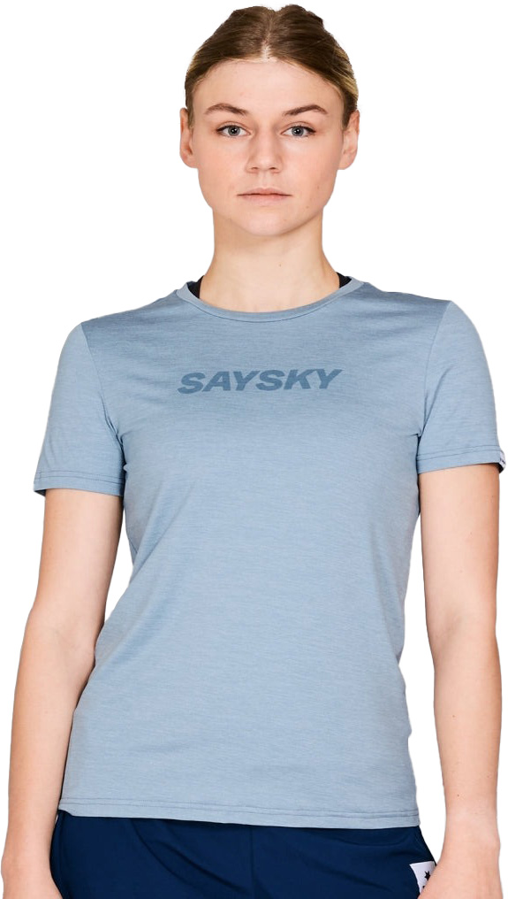 Logo Pace T-Shirt Dame 2010/Blue Melange