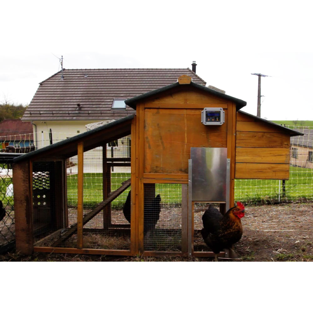 Portier automatique + trappe pour poulailler