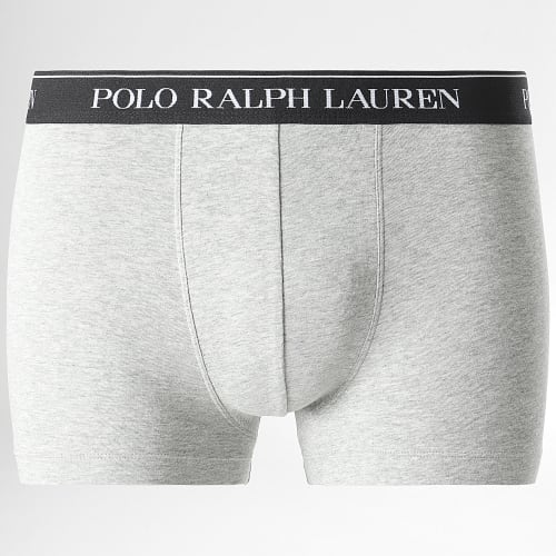 Lot De 3 Boxers Gris Chiné Blanc Noir