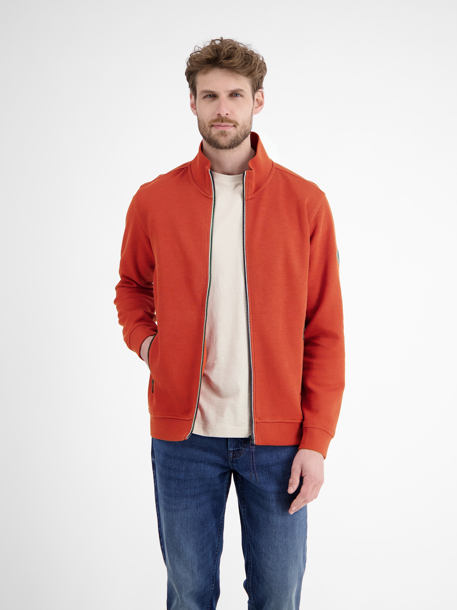 LERROS Sweatjacke »SELA«, mit Reissverschluss