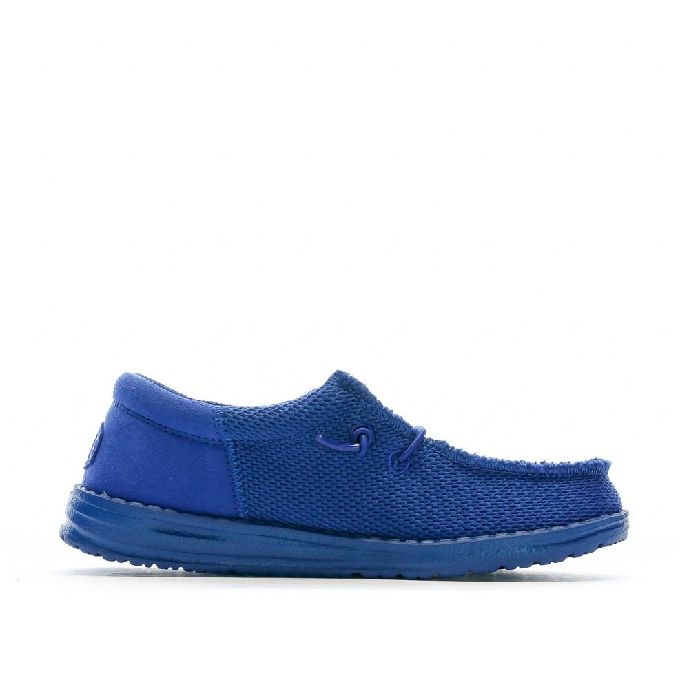 Hey Dude Chaussures Bleu Garçon Hey Dude Wally Youth Funk Mono