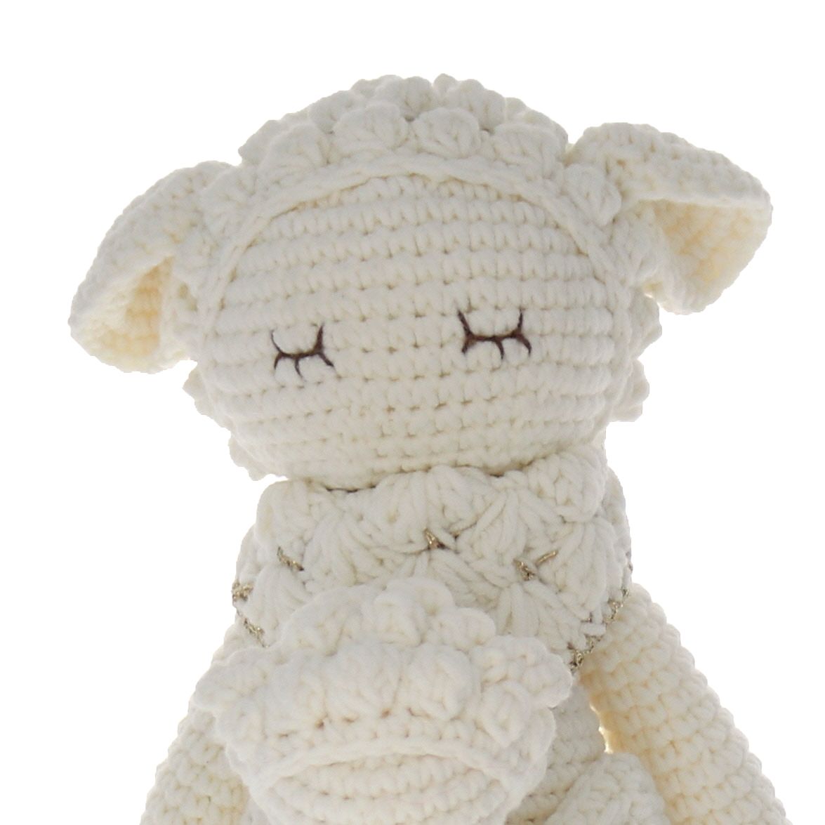 Maman mouton et son bébé en crochet Frisette