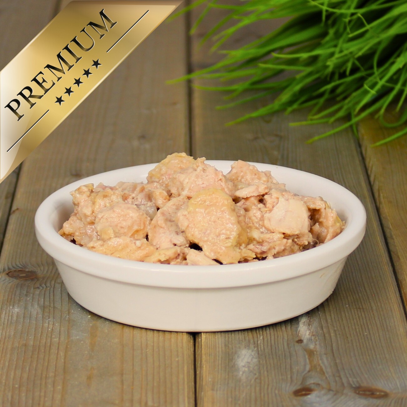 Lyra Pet Lecker.Pet Balu's 100 % Huhn und Truthahn Katzenfutter Nassfutter 6x400 g