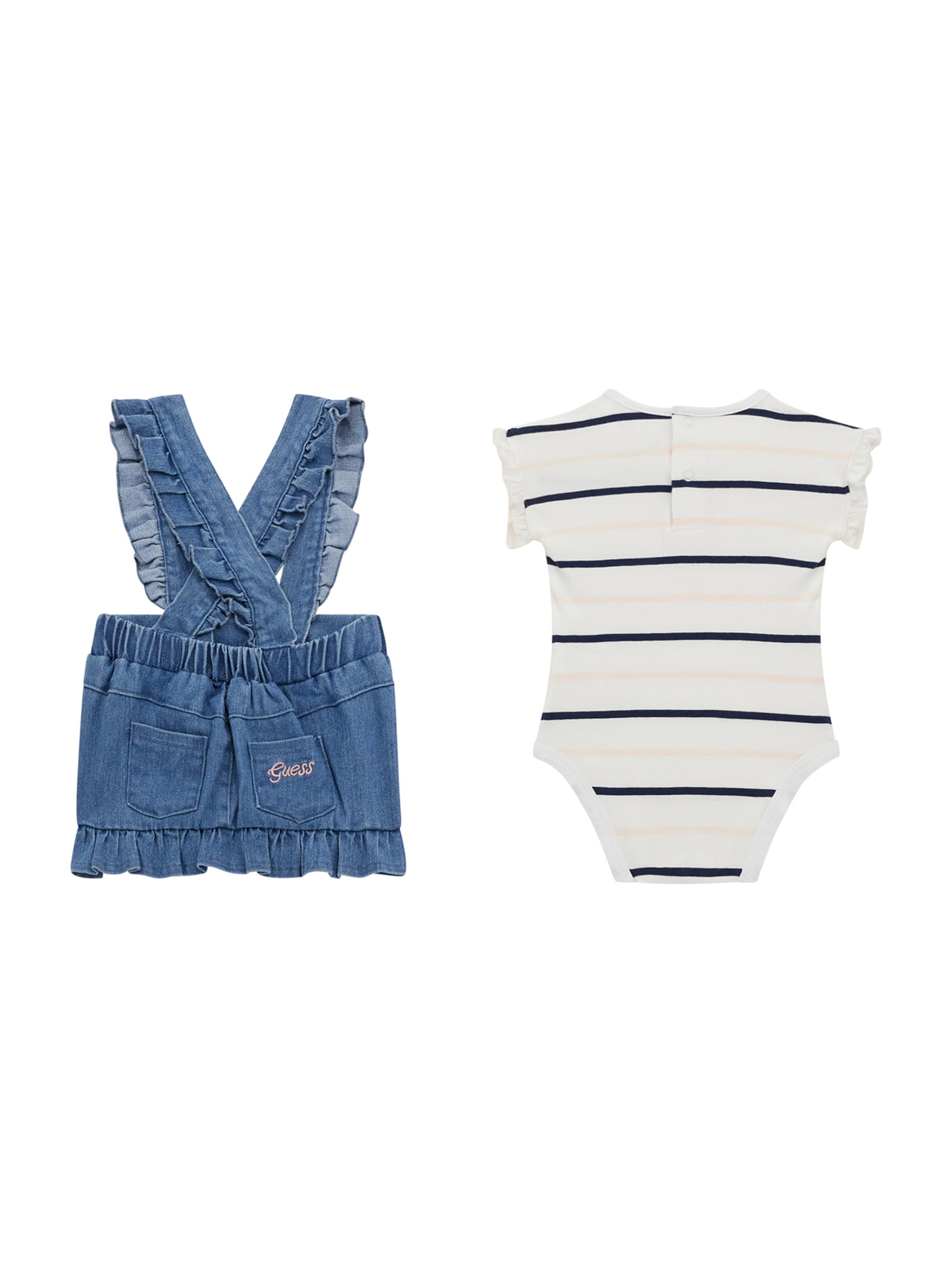 Conjunto de body e saia (0-24 meses)