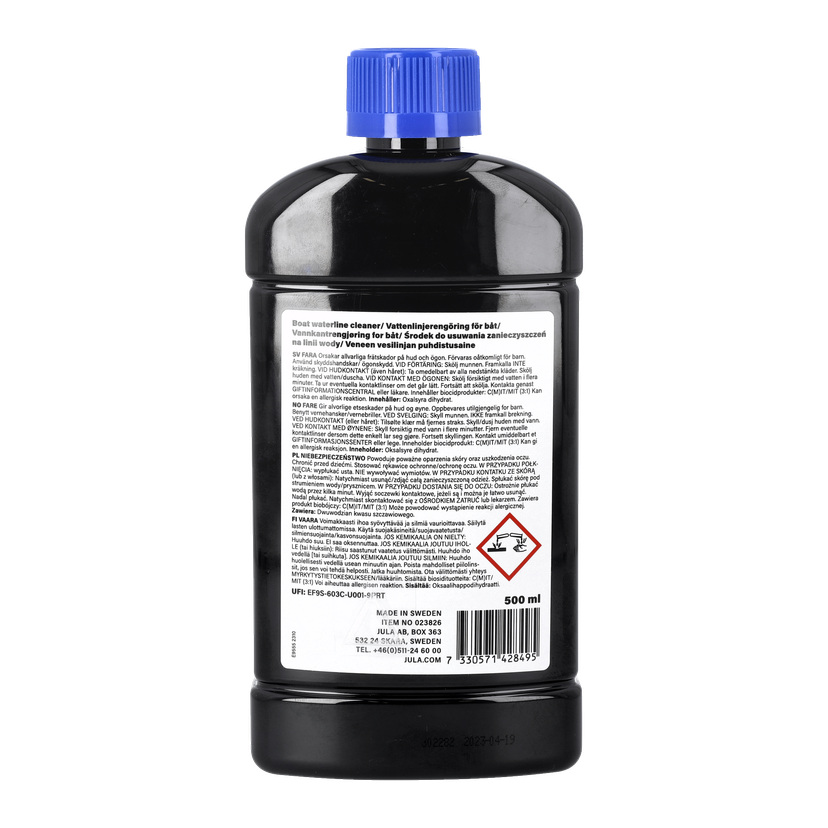 Vannlinjerengjøring for båt 500 ml