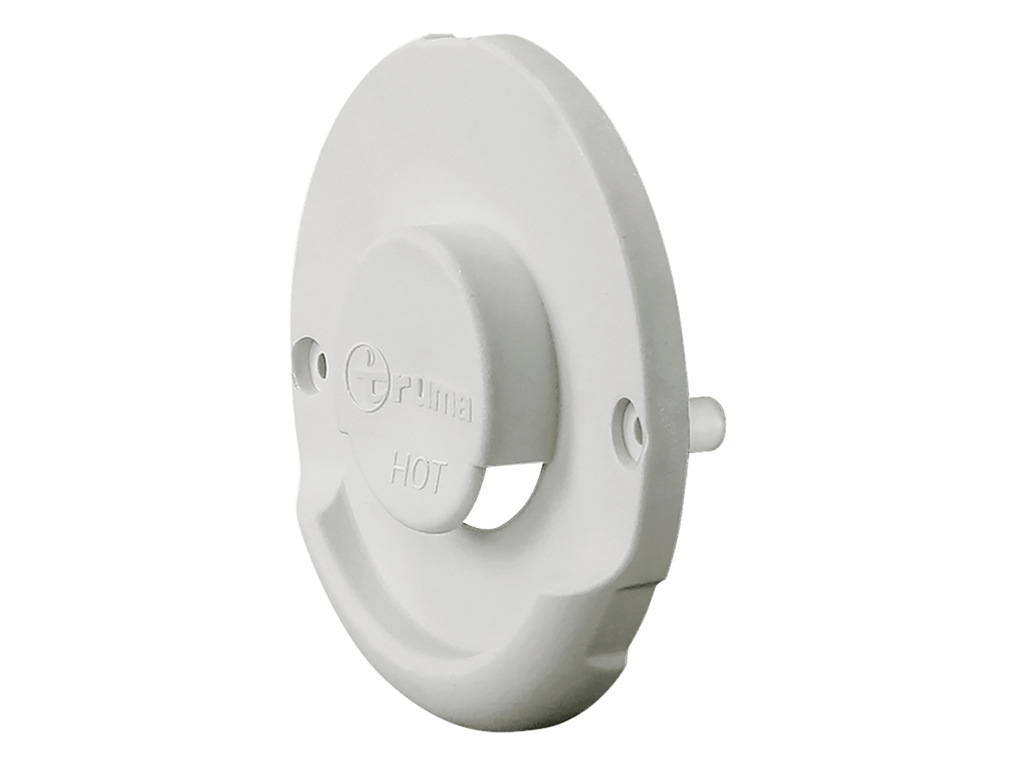 Truma ZR wanddoorvoer rooster - white