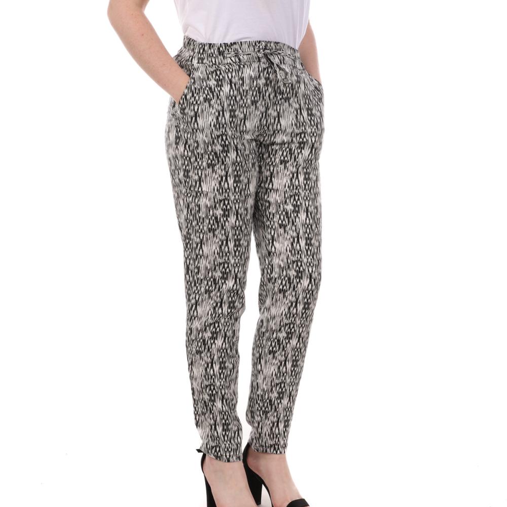 Vero Moda Pantalon Blanc/Noir Imprimé Femme Vero Moda Easy