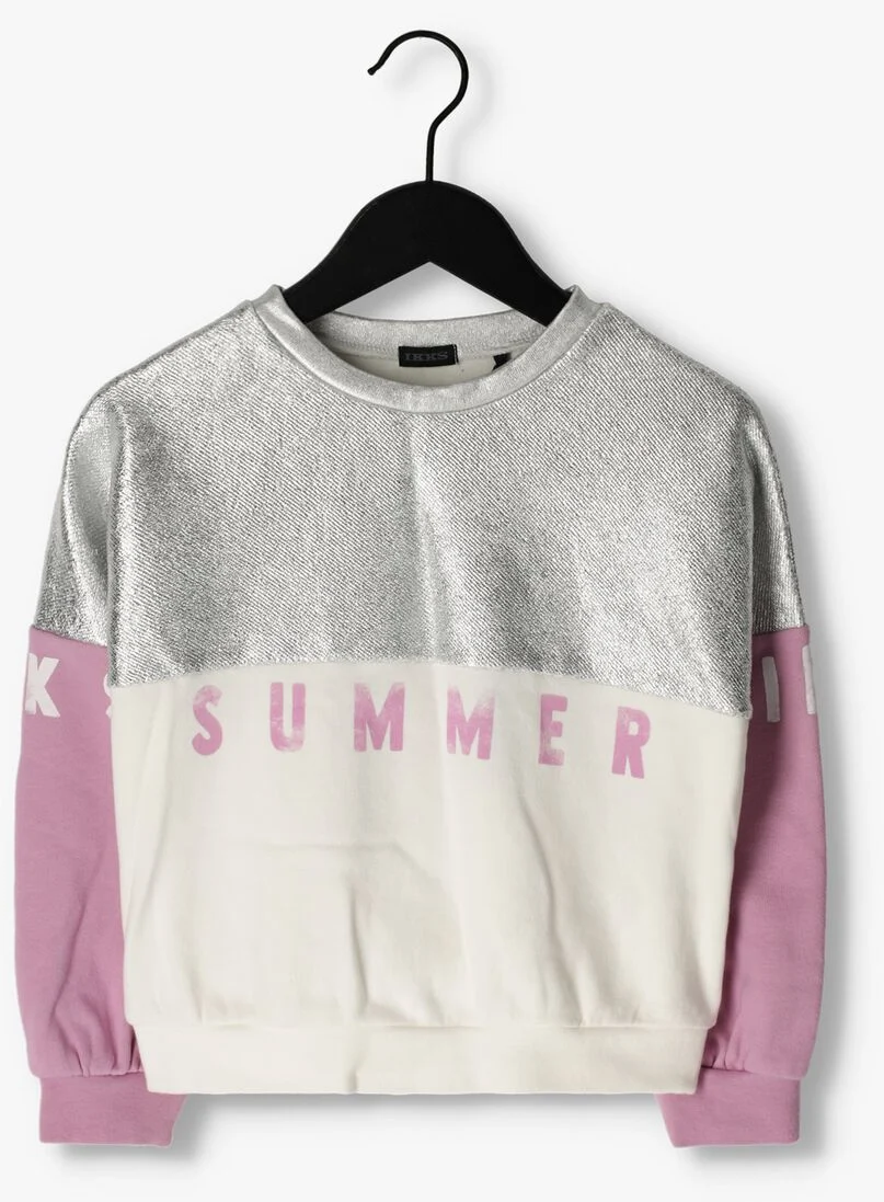 IKKS zilveren ikks trui sweat
