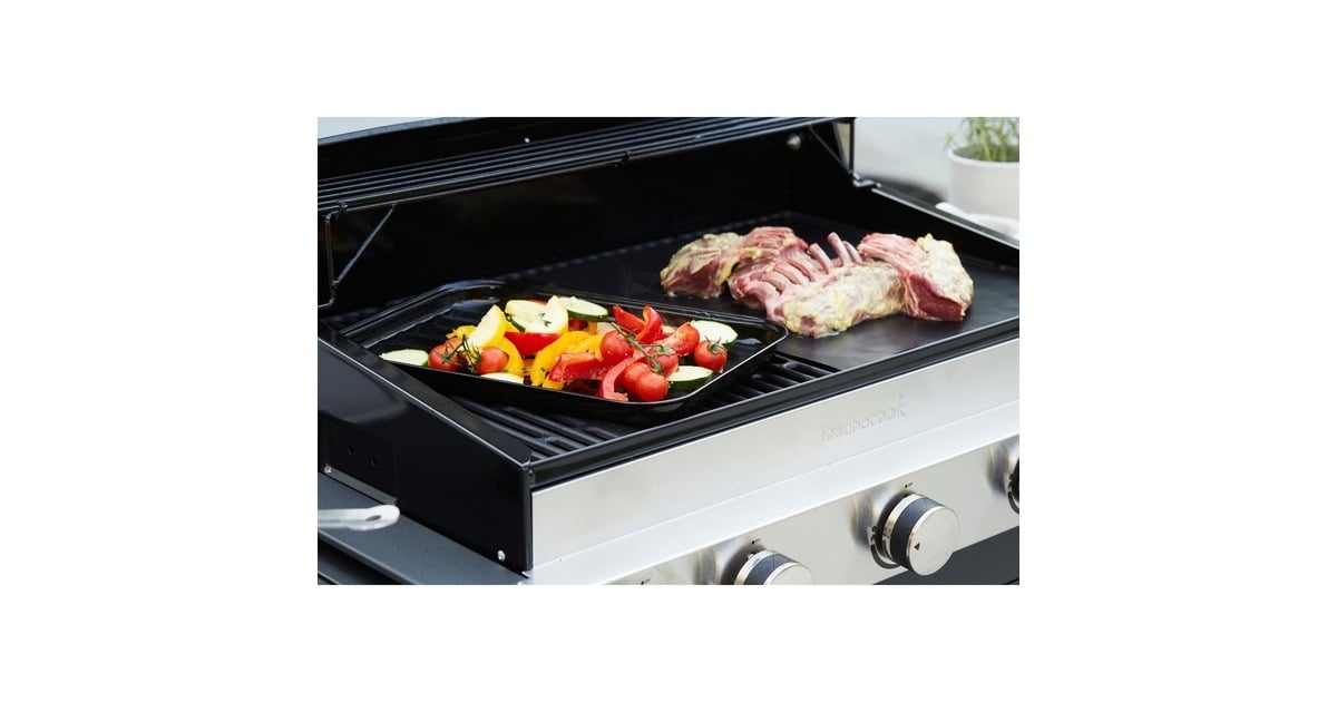 BarbecookHerbruikbare grillpan uit email grillschaal